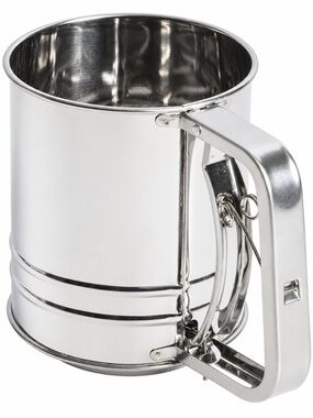 Oster Helmsdale 2 Cup Stainless Steel Flour Sifter for Baking for Crank Sifter